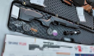 Armă cu aer comprimat și proiectile, descoperite într-un colet ajuns pe Aeroportul Cluj