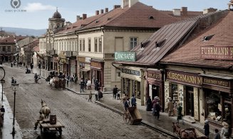Vechiul Cluj -  strada Regele Ferdinand, în 1910