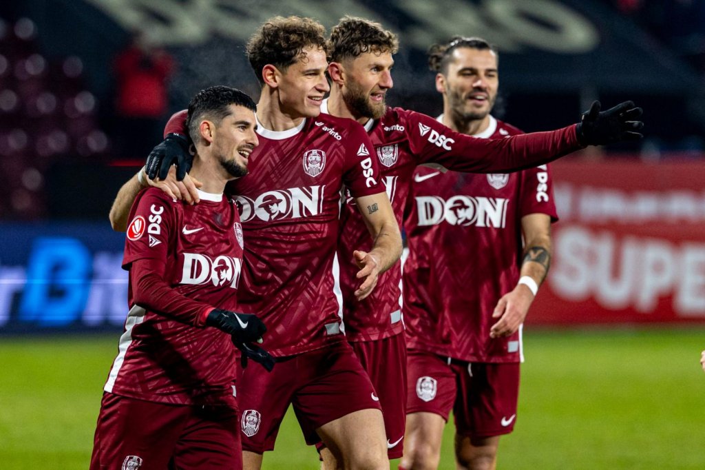 CFR a rezistat doar o repriză în Oltenia. Clujenii, învinși de CS U Craiova