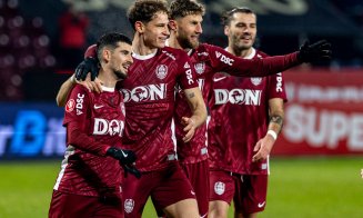 CFR a rezistat doar o repriză în Oltenia. Clujenii, învinși de CS U Craiova