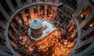 Paște 2026. Sfânta Lumină s-a pogorât la Mormântul Sfânt din Ierusalim, sub privirile a mii de pelerini