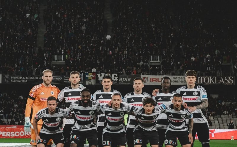 Lecție de fotbal. "U" Cluj învinge CS U Craiova și e lider solitar în Superligă