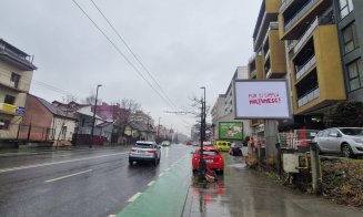 Mesajele „Pur și simplu mulțumesc” au apărut și în Cluj-Napoca și atrag atenția online