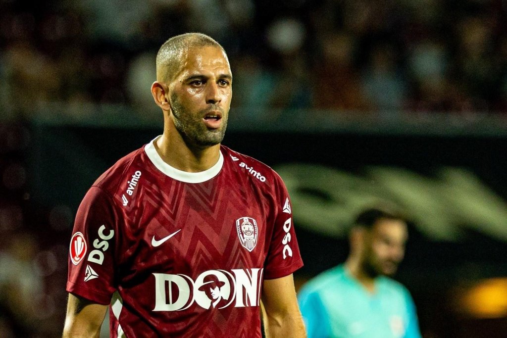 Final de drum pentru Islam Slimani în Gruia. CFR Cluj a anunțat despărțirea de atacant