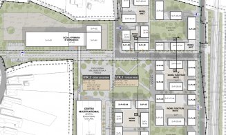 Proiectul de regenerare urbană care vrea să schimbe fața comunei Apahida. Propune blocuri, centru multifuncțional, școală, piațetă publică