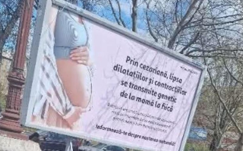 Ginecologii, reacție fermă la mesajele despre cezariană: "Nu panourile decid cum naști!"