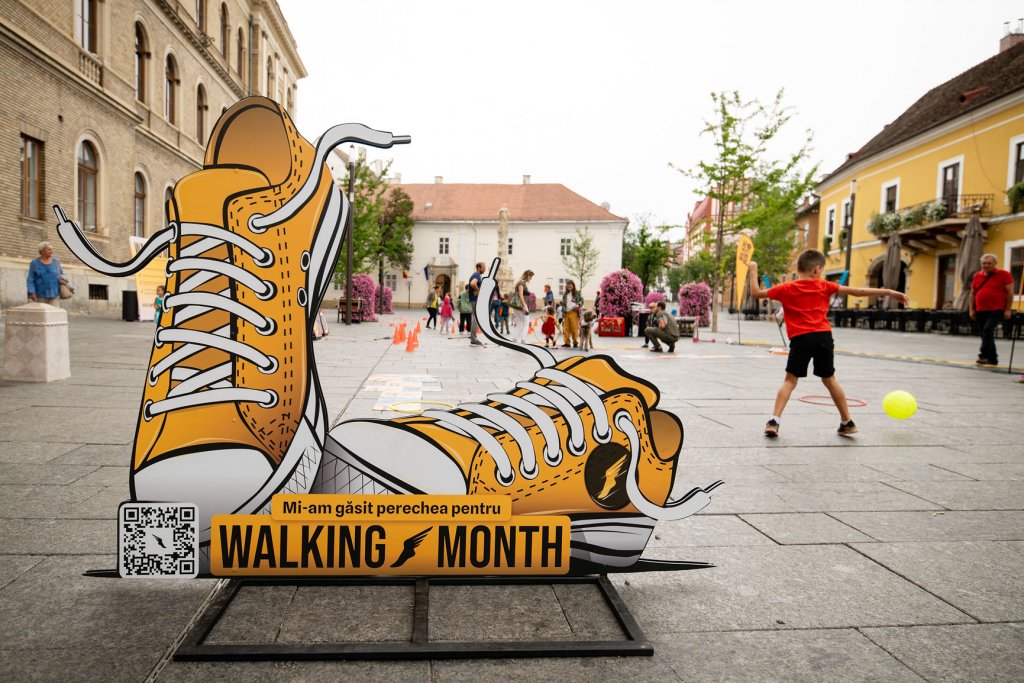 Competiția caritabilă Walking Month revine în 2026