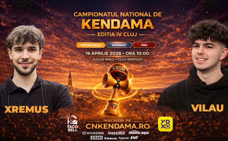 A patra etapă din Campionatul Național de Kendama se joacă la Iulius Mall Cluj, în acest weekend