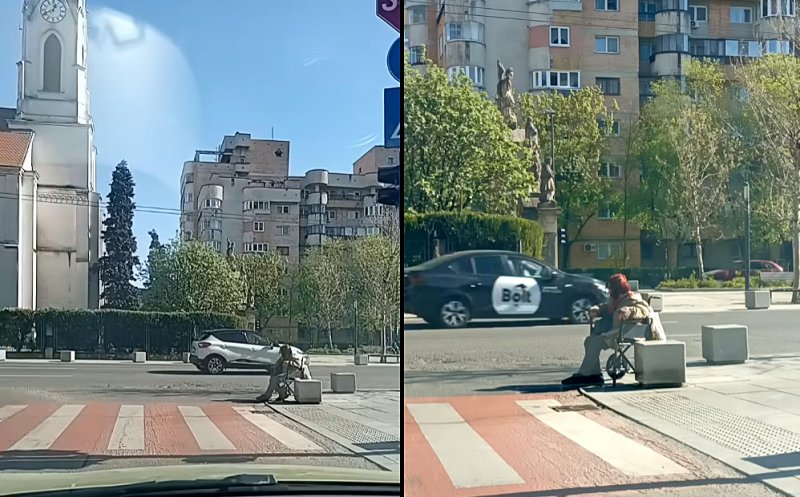 Doamna cu căruțul își caută 'clienți' noi în etapa pe cartiere / ”Nici o faptă bună, nu rămâne nepedepsită!”