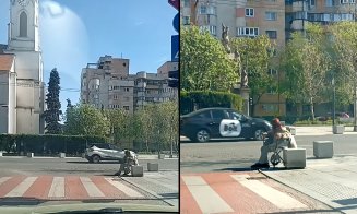 Doamna cu căruțul își caută 'clienți' noi în etapa pe cartiere / ”Nici o faptă bună, nu rămâne nepedepsită!”