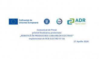 Comunicat de Presă: RCB ELECTRO 97 SA anunță finalizarea proiectului  „ROBOTICĂ ÎN PRODUCEREA CABLURILOR ELECTRICE”