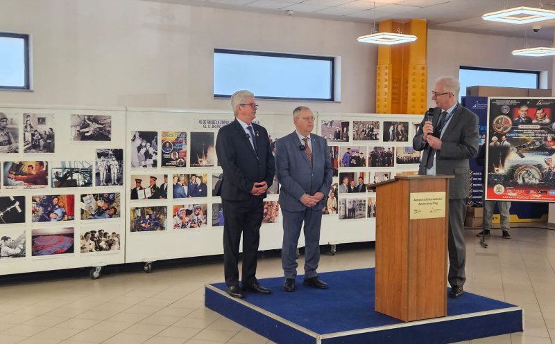 45 de ani de când un român a zburat în spațiu. Dumitru Prunariu, prezent la Aeroportul Cluj / “Lecție valoroasă de istorie, știință și inspirație”
