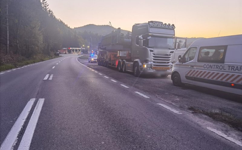 Acțiune de amploare a polițiștilor clujenir pe E60. Amenzi de aproape 80.000 de lei și o persoană arestată