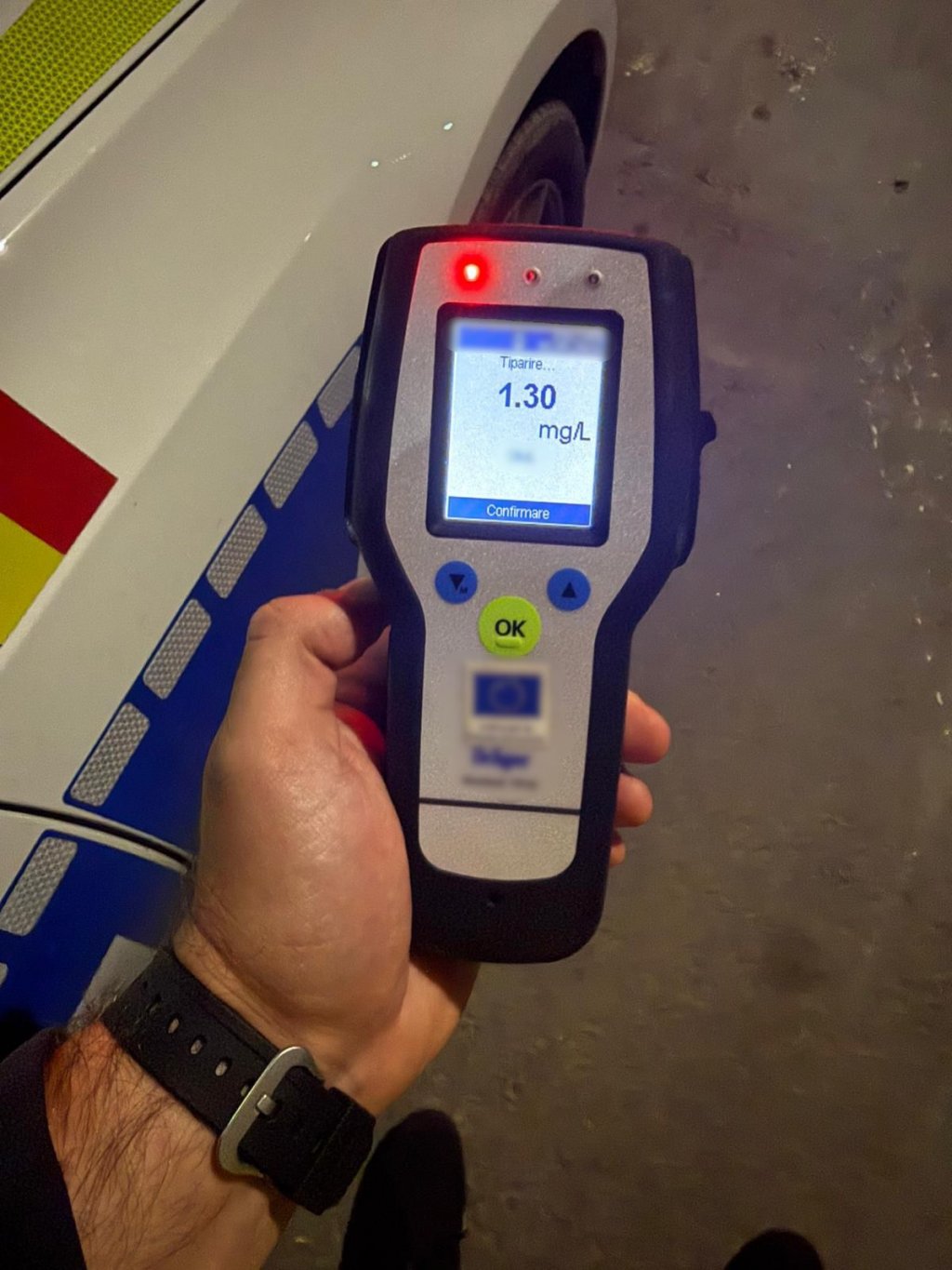 Bărbat din Ilfov, prins conducând beat mangă prin Florești. L-au "cazat" la zdup
