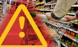 ALERTĂ ALIMENTARĂ! Produse retrase dintr-un mare supermarket din Cluj. Clienții sunt rugați să NU le consume