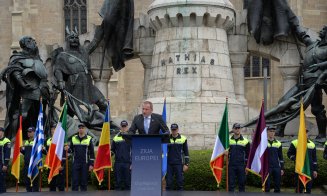 IMAGINI spectaculoase de la Cluj-Napoca, de Ziua Europei și Ziua Independenței României