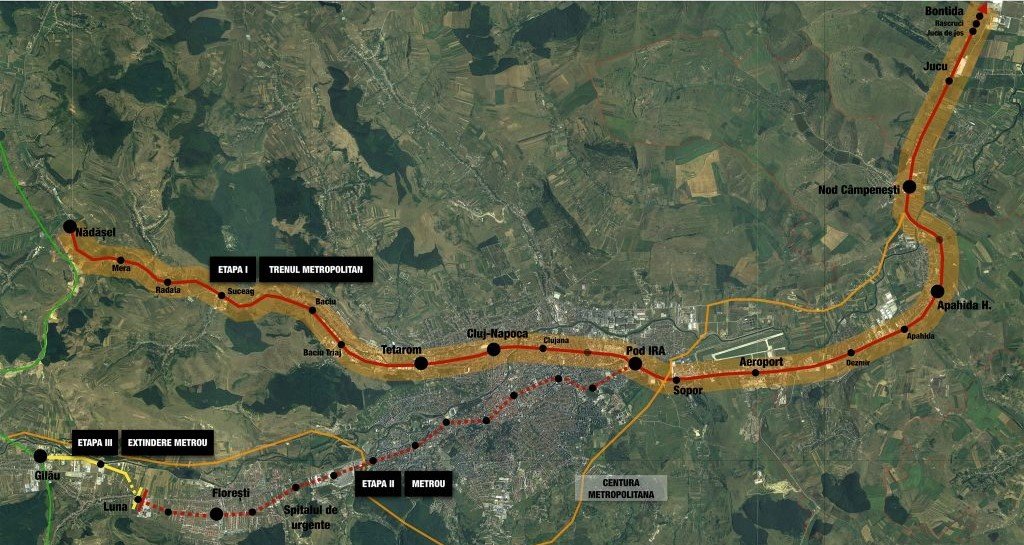 S-a semnat contractul pentru TRENUL METROPOLITAN Cluj. Boc: ''Transportul pe cale ferată este cheia viitorului Clujului''