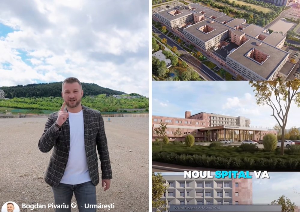 Primarul Floreștiului, după semnarea contractului pentru Spitalul Regional de Urgență Cluj: „Urmează lucrările pentru ridicarea spitalului”
