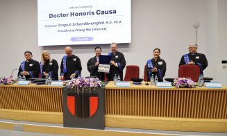 Rectorul uneia dintre cele mai importante universități din Thailanda, decorat de UTCN
