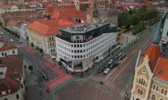 Clădirea a schimbat imaginea centrului Clujului. Lucrările se apropie de final