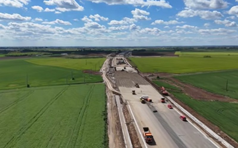 Mobilizare impresionantă pe acest lot de pe Autostrada Transilvania. Când vom circula până aproape de granița cu Ungaria
