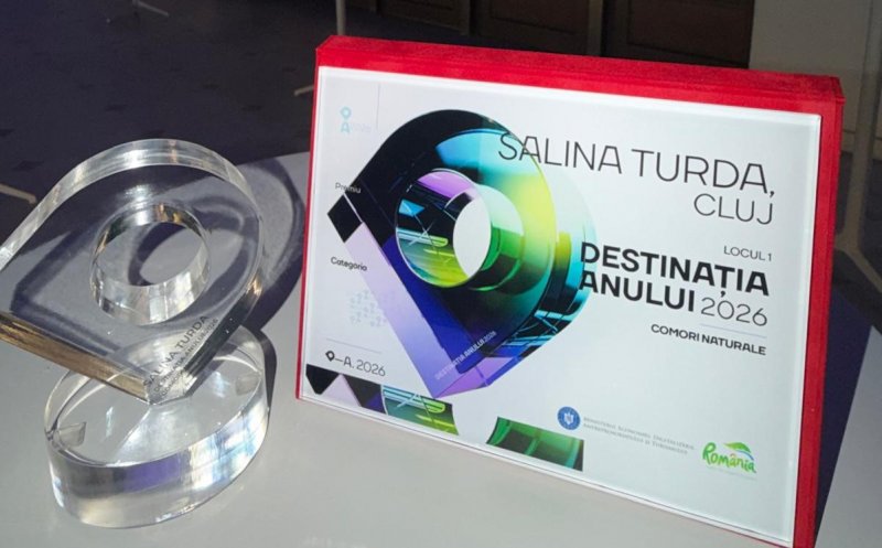 Moment de glorie pentru Salina Turda: a fost desemnată „Destinația Anului 2026” la categoria Comori Naturale