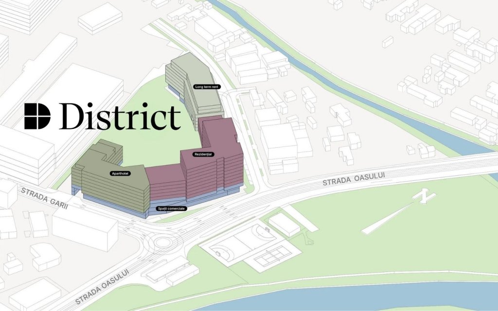 District by Hexagon: noul proiect mixed-use care schimbă modul de locuire într-o zonă cheie din Cluj-Napoca
