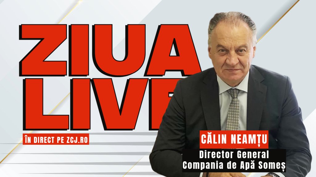 Călin Neamțu, directorul Companiei de Apă Someș, vine la ZIUA LIVE
