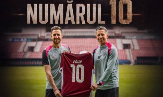 Deac și-a ales moștenitorul la CFR Cluj. Păun va purta tricoul cu numărul 10