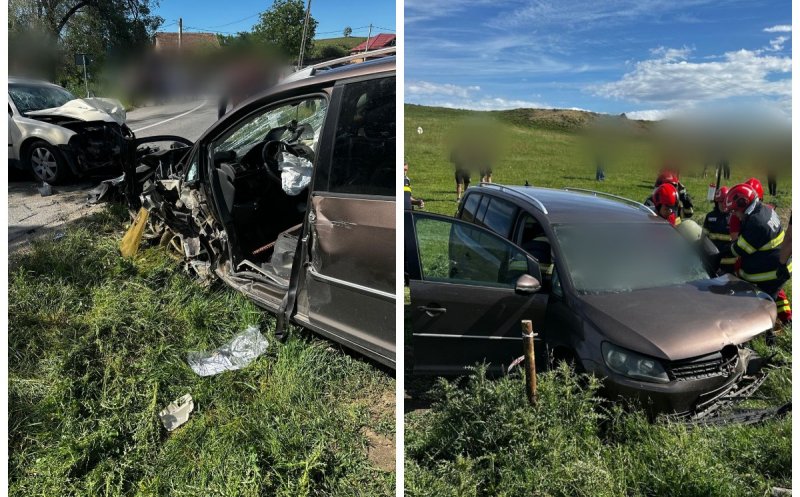 Accident GRAV în Cluj. Pompierii au intervenit contracronometru pentru a scoate doi bărbați încarcerați