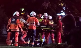 O dronă s-a prăbușit pe un bloc cu 10 etaje din Galați / O mamă și băiatul de 14 ani, răniți / Autoritățile NU au doborât drona