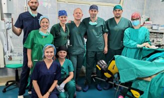 Premieră medicală la Cluj! Prima operație robotică realizată cu robotul Da Vinci la Institutul Oncologic