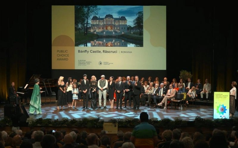 Dublă premiere europeană pentru Castelul Bánffy din Răscruci. Tișe: „Este dovada că atunci când Clujul construiește cu viziune, Europa aplaudă”