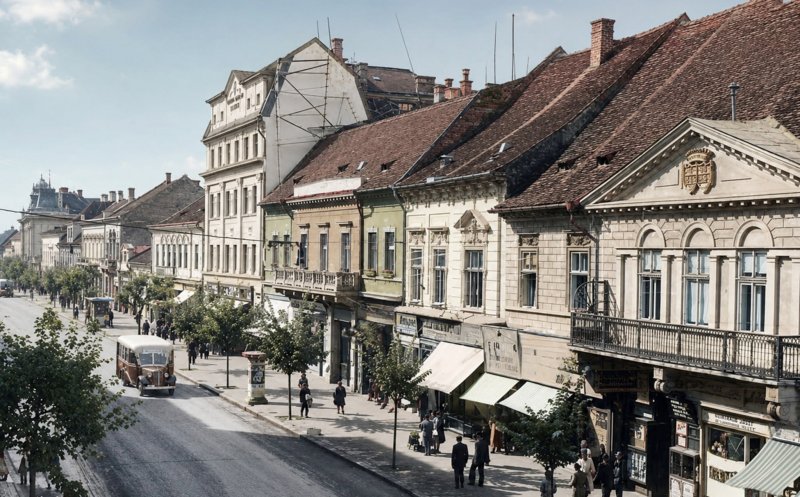 Strada Memorandumului, în anii 1941-1944