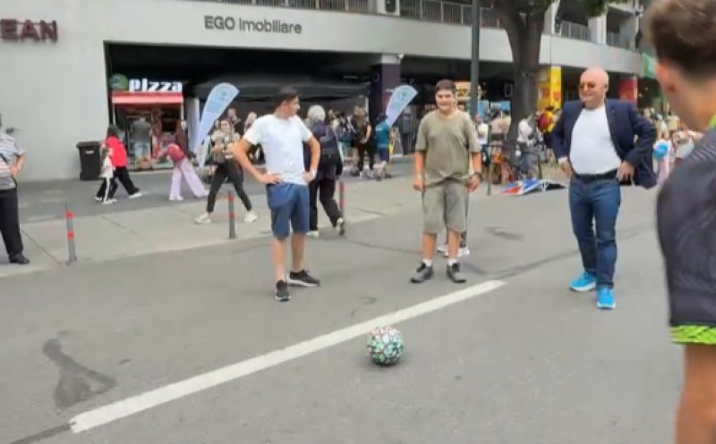 Primarul Boc, live și fotbal în Parcul Central, la Sports Festival: "Haideți să vă arăt cam ce puteți vedea aici"