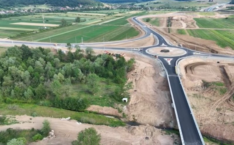 Un tronson de pe Autostrada Transilvania, gata 98%. Șoferii mai așteaptă finalizarea nodului de la Românași