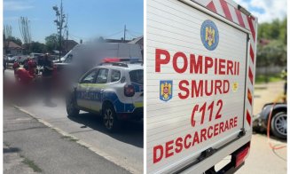 Cum s-a produs accidentul de pe strada Plevnei din Cluj-Napoca, în urma căruia un motociclist a fost rănit
