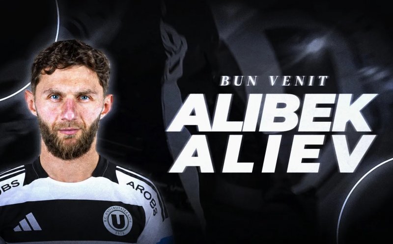 Alibek Aliev a schimbat taberele. Atacantul a fost prezentat oficial de "U" Cluj