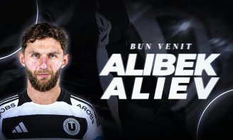 Alibek Aliev a schimbat taberele. Atacantul a fost prezentat oficial de "U" Cluj
