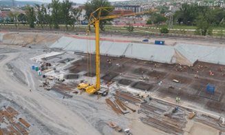 Șantierul RIVUS Cluj-Napoca în iunie 2026. IMAGINI NOI cu lucrările celui mai spectaculos proiect de regenerare urbană din România