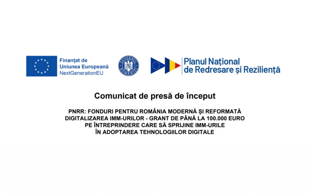 Comunicat de presă de început: „Digitalizarea întreprinderii AXIAL CONSTRUCT INVEST SRL prin achiziția de active corporale și necorporale”