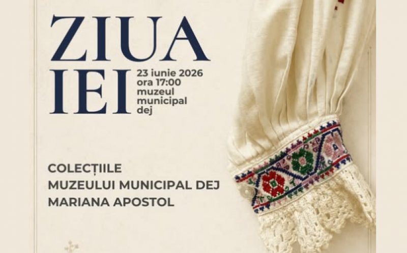 Ia românească, celebrată la Dej! Expoziție specială cu costume populare și piese rare din Transilvania