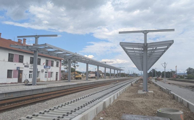 Avans major pe șantierul feroviar Cluj – Oradea. Constructorii anunță progrese importante pe lotul 4, Aleșd – frontieră Ungaria