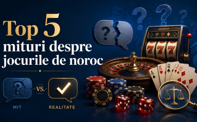 Top 5 mituri despre jocurile de noroc