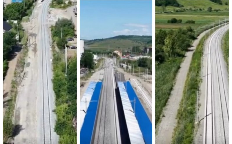 Se lucrează în forță pe Lotul 1 al căii ferate Cluj – Oradea. Imagini de pe șantier + stadiul lucrărilor