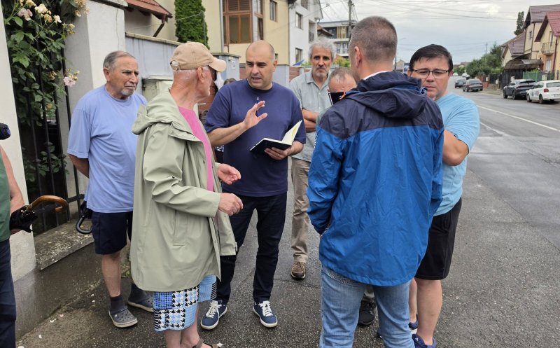 Viceprimarul Tarcea, întâlnire cu cetățenii de pe Maramureșului. Cum va fi rezolvată problema legată de canalizarea pluvială și menajeră
