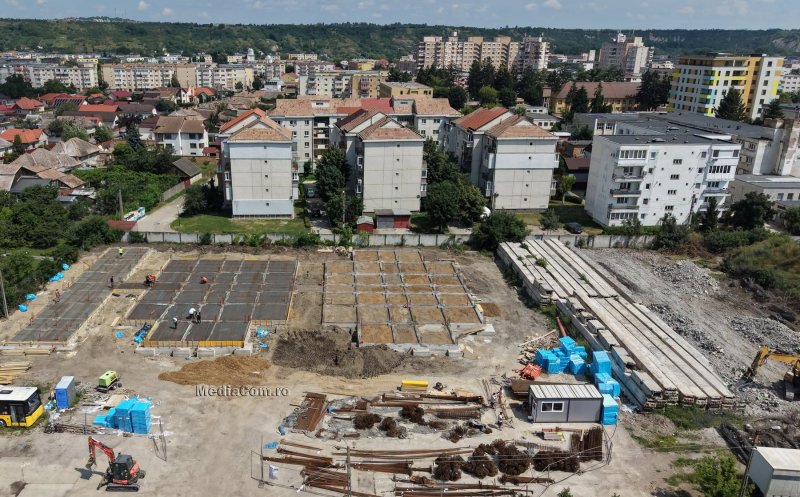 Se lucrează la noua creșă din Turda. Primele imagini de pe șantier