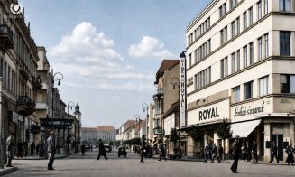 Bulevardul Eroilor văzut din Piața Avram Iancu, anii '40
