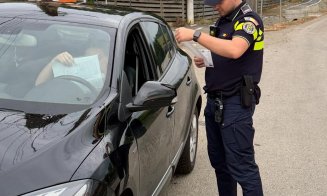 Acțiune de amploare a polițiștilor clujeni