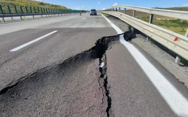 Surparea de pe A10 Sebeș - Turda se agravează: circulația se închide pe 17 kilometri, iar șoferii sunt trimiși pe DN1